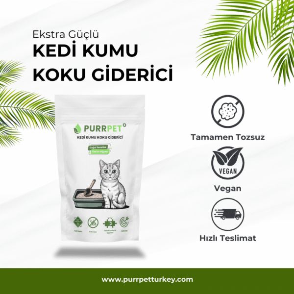 PurrPet Kedi Kumu Koku Giderici 300 G - Görsel 2